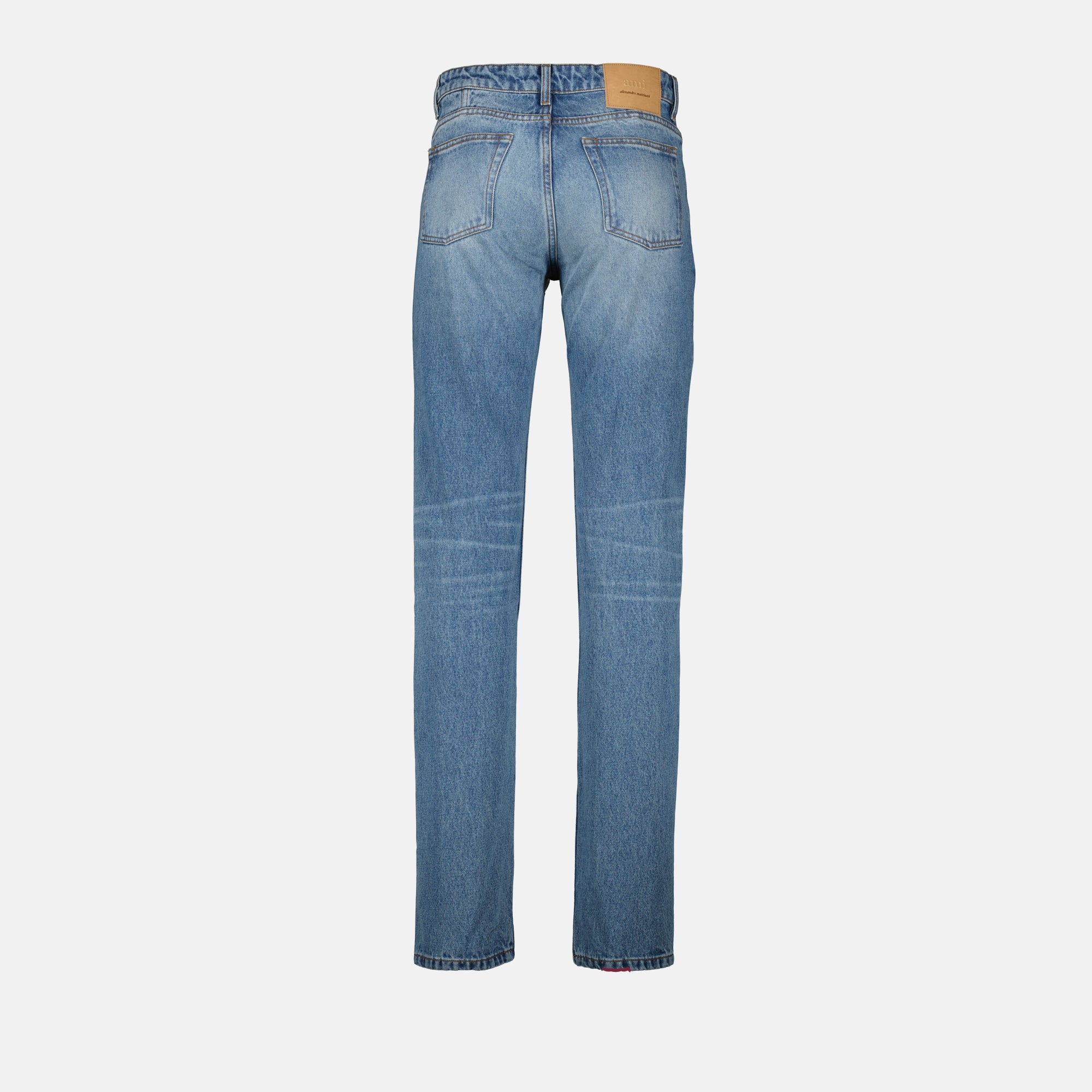 Pantalons Jeans droit Ami PARIS Bleu Homme