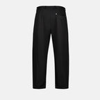 Calças Calças Retas Prada Preto Homme