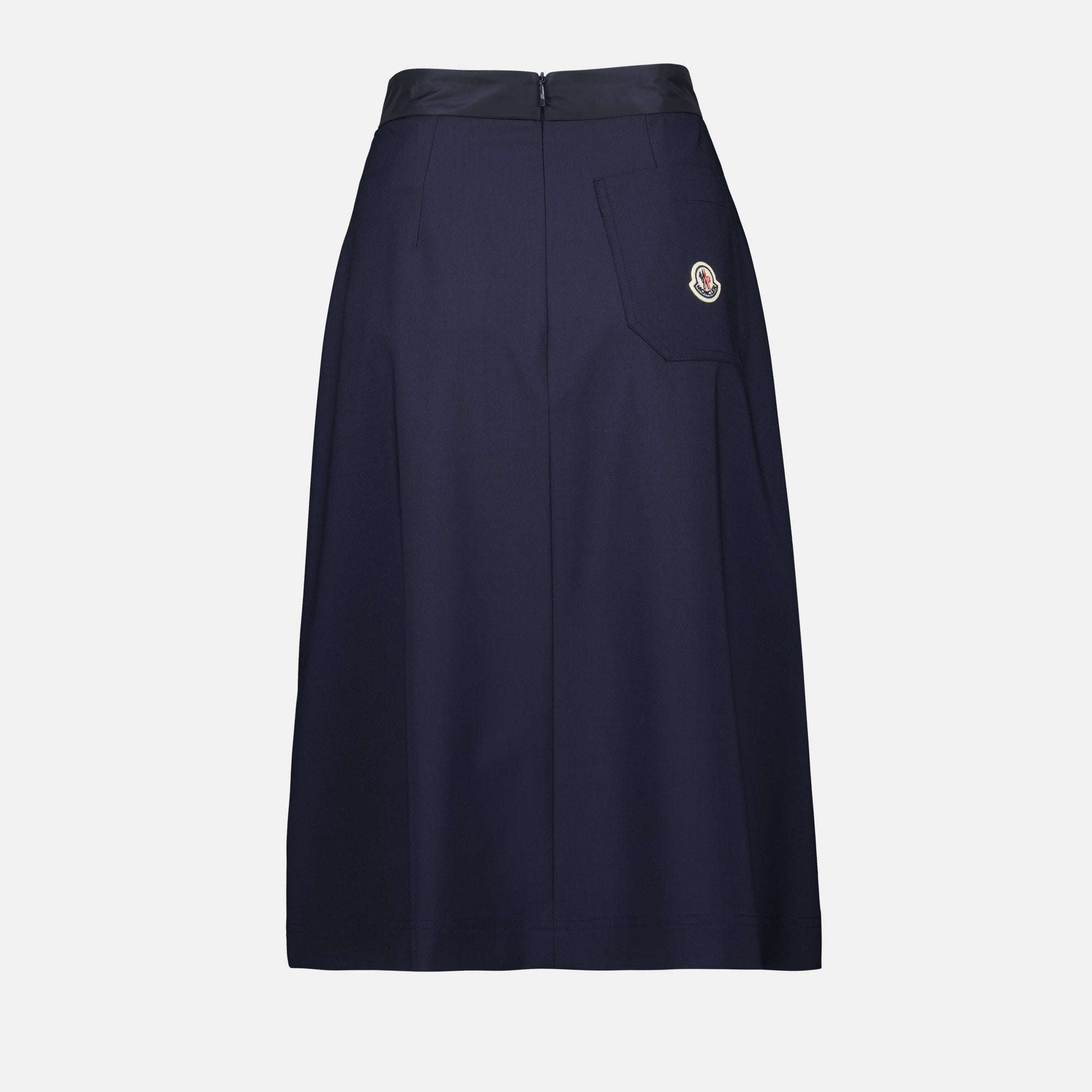 Jupes Jupe plissée Moncler Bleu foncé Femme