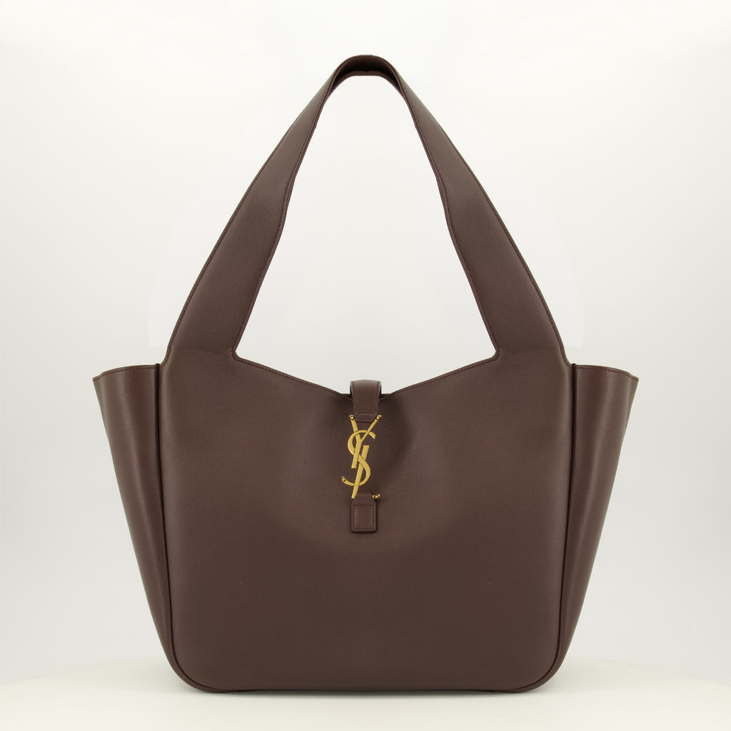Sacs à main et épaule Le 5 à 7 Bea Bag en Cuero Burdeos Saint Laurent Marron Femme