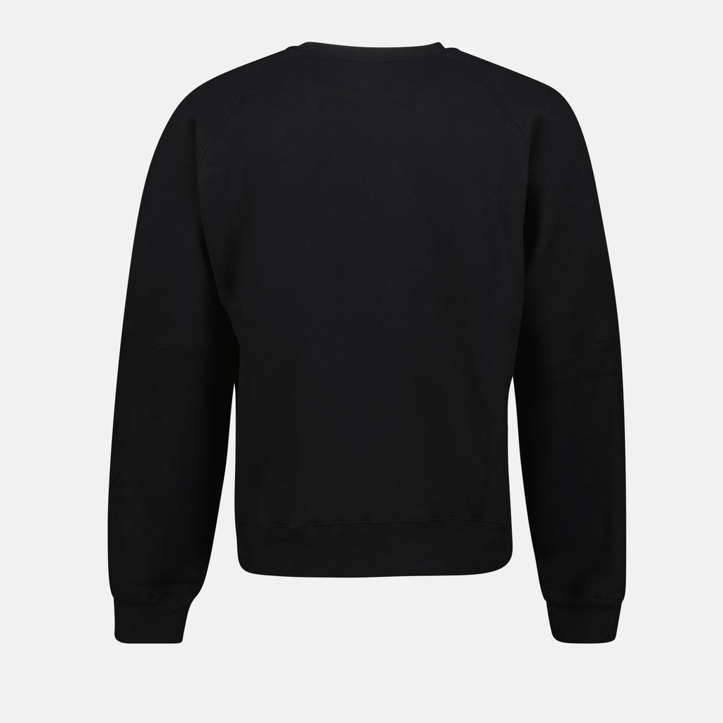 Moletons Sweatshirt preta Saint Laurent Preto Homme