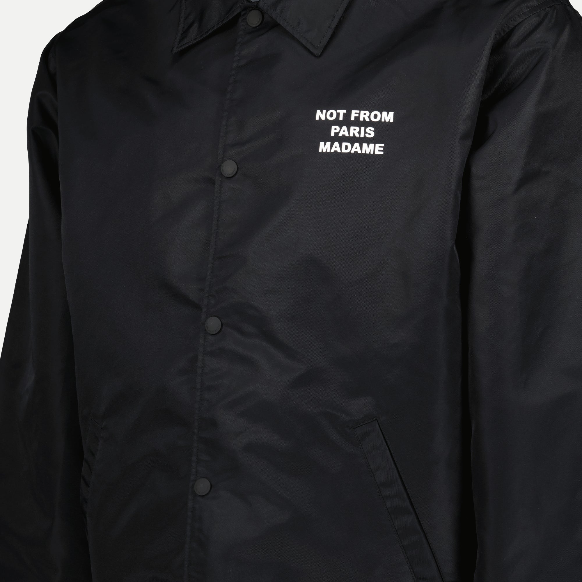 Jacken Slogan Windbreaker Drole De Monsieur Schwarz Homme