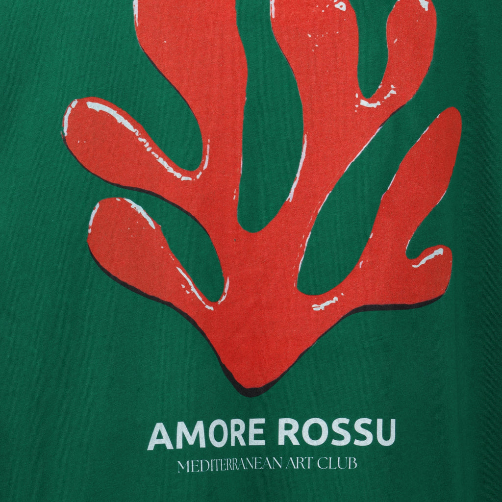 T-shirts Amore Rossu Grünes T-Shirt Fair Vert Homme