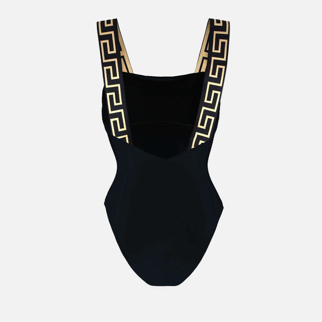 Beachwear Maillot de bain Greca Versace Noir Femme