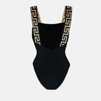 ビーチウェア グレカ水着 Versace 黒 Femme