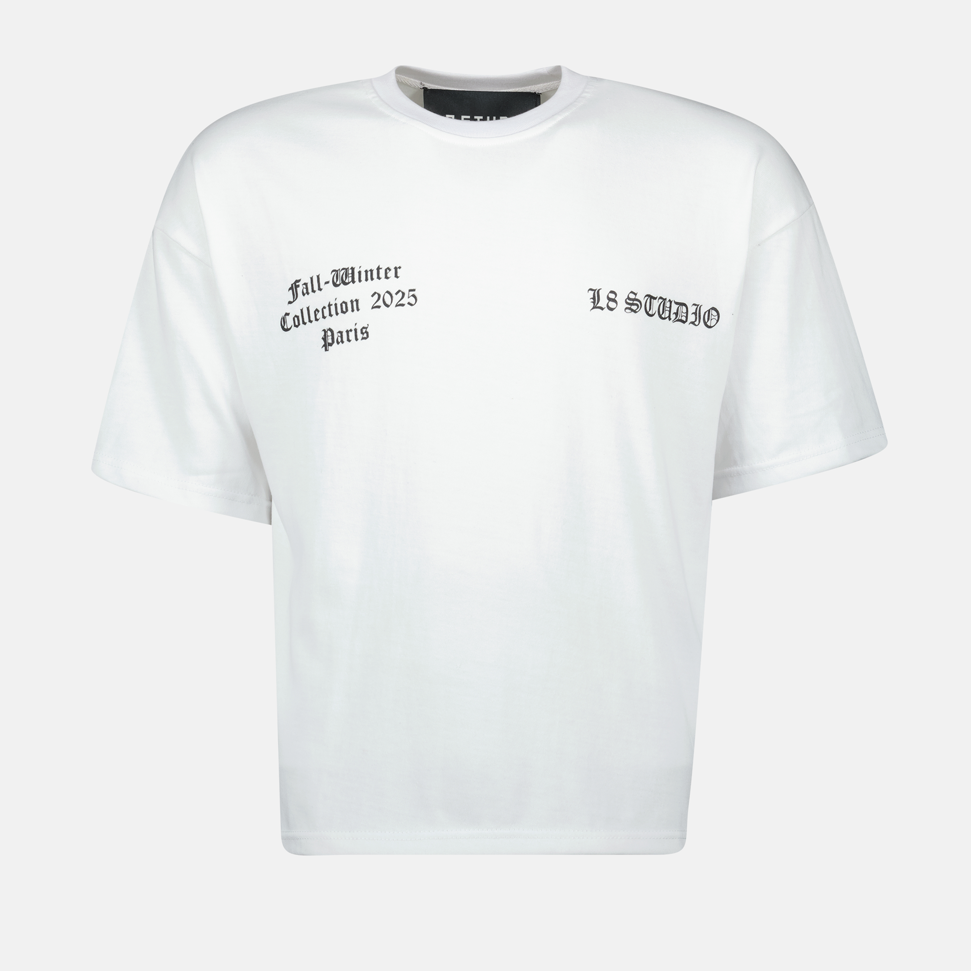 티셔츠 그리스도의 열정 티셔츠 L8 Studio 하얀색 Homme