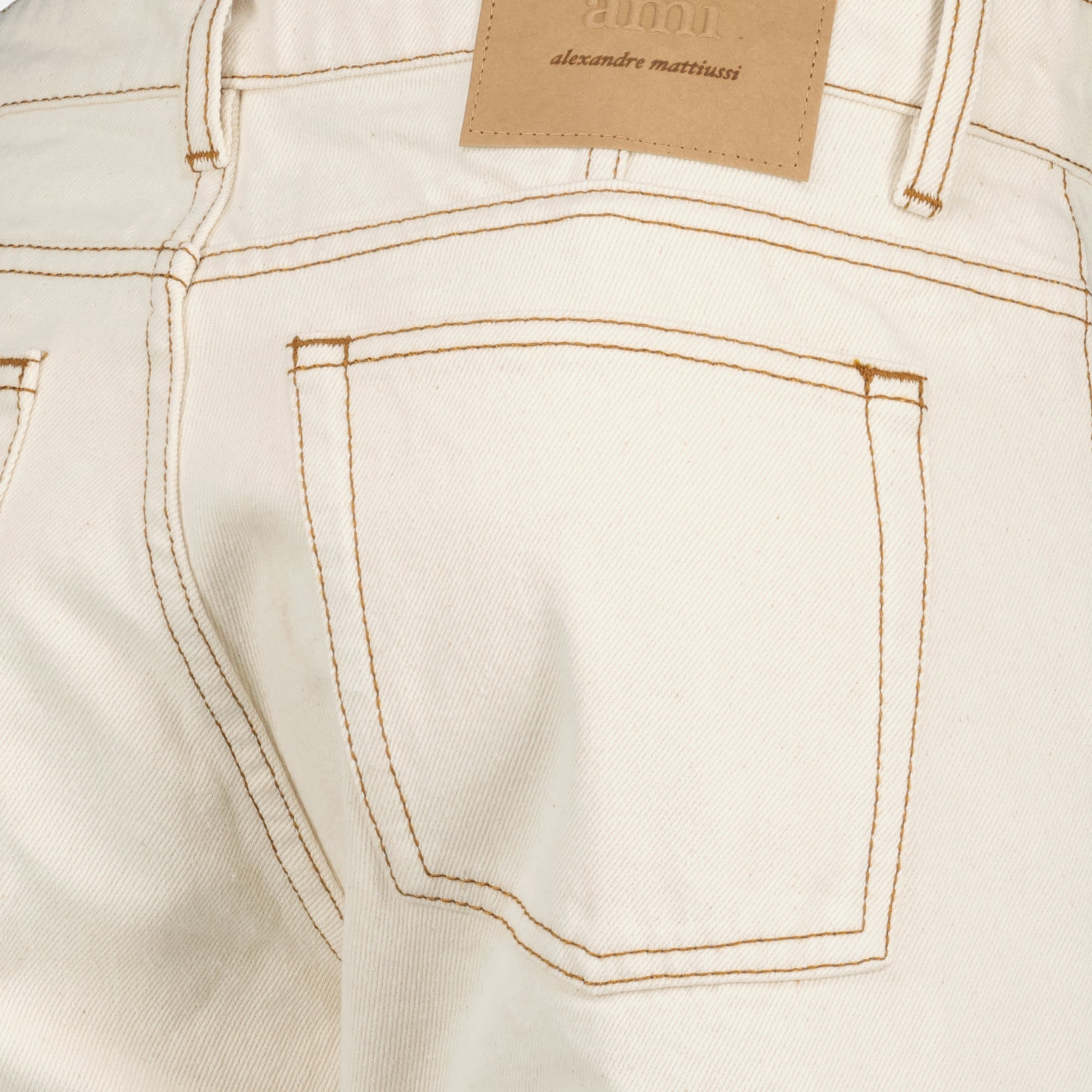 Pantalons Jeans en denim Ami PARIS Beige Homme
