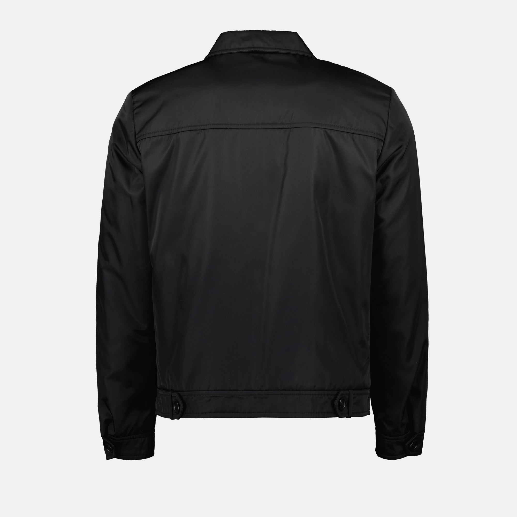 Jackets Nylon Bomber Prada Black Homme
