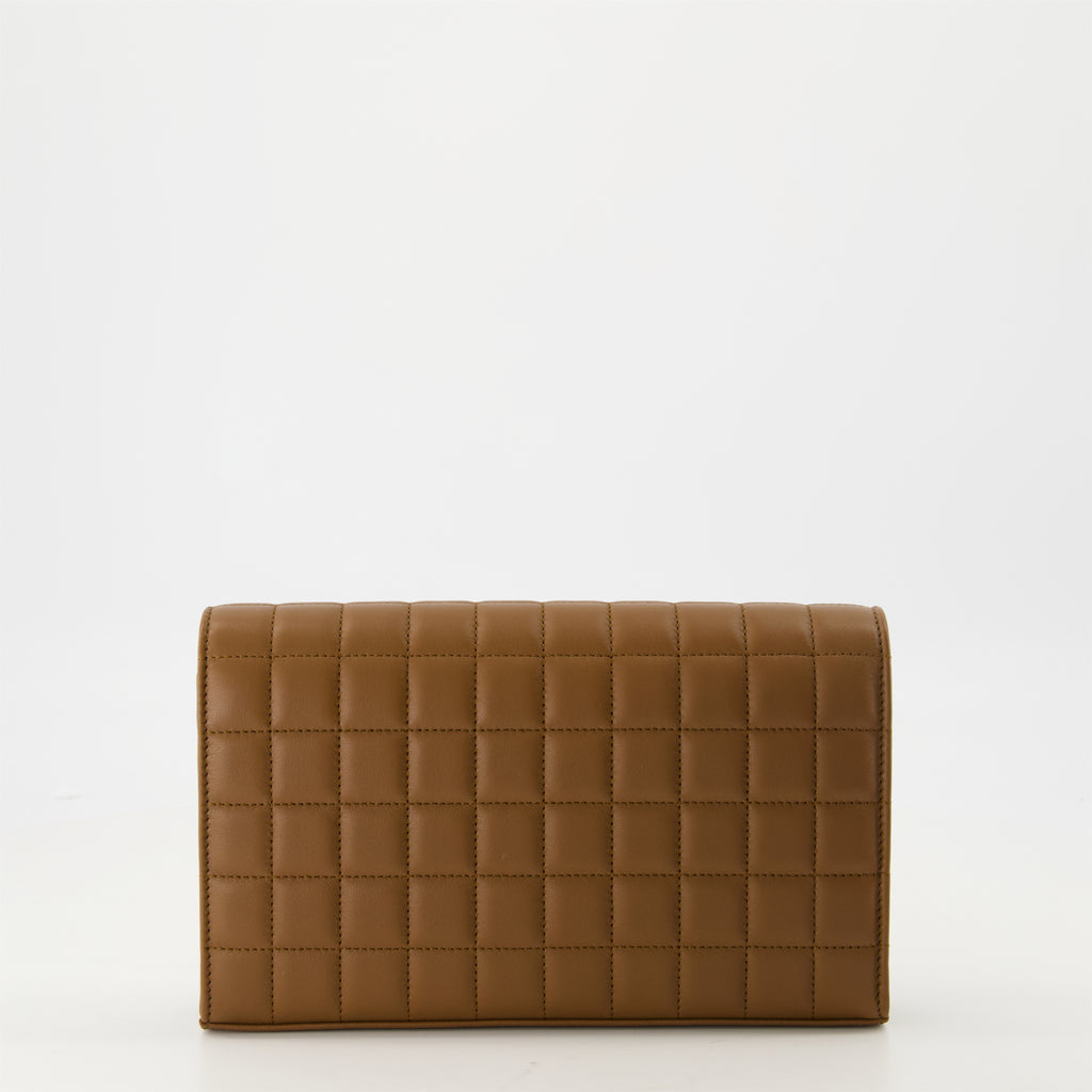 Bolsitas Pochette matelassée Cassandre Saint Laurent Marrón Femme