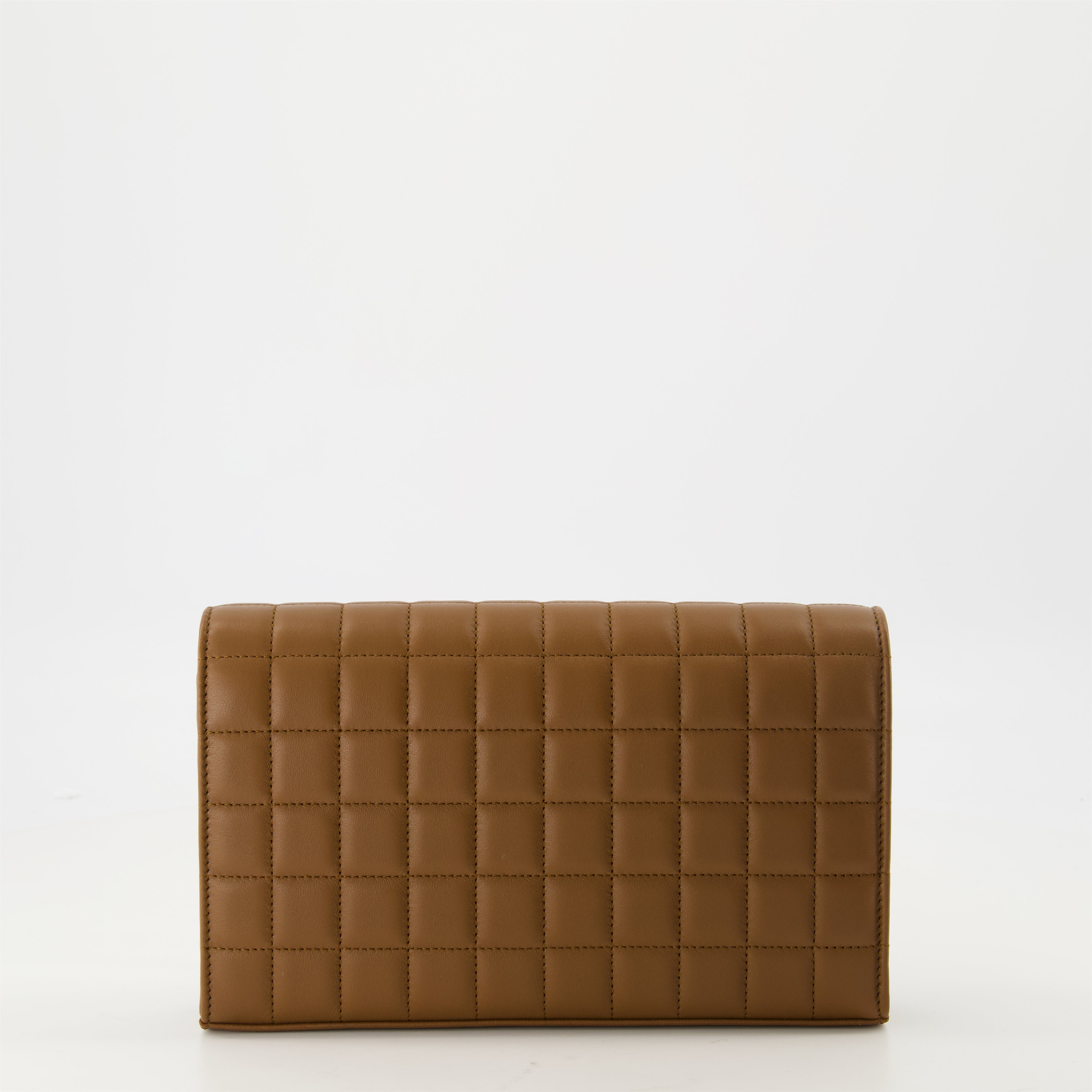 Bolsitas Pochette matelassée Cassandre Saint Laurent Marrón Femme