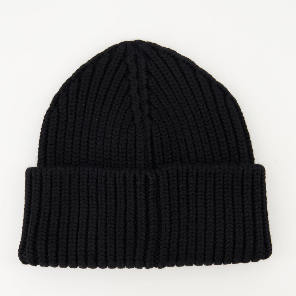 Hats, caps and beanies Bonnet en laine Moncler Black Homme