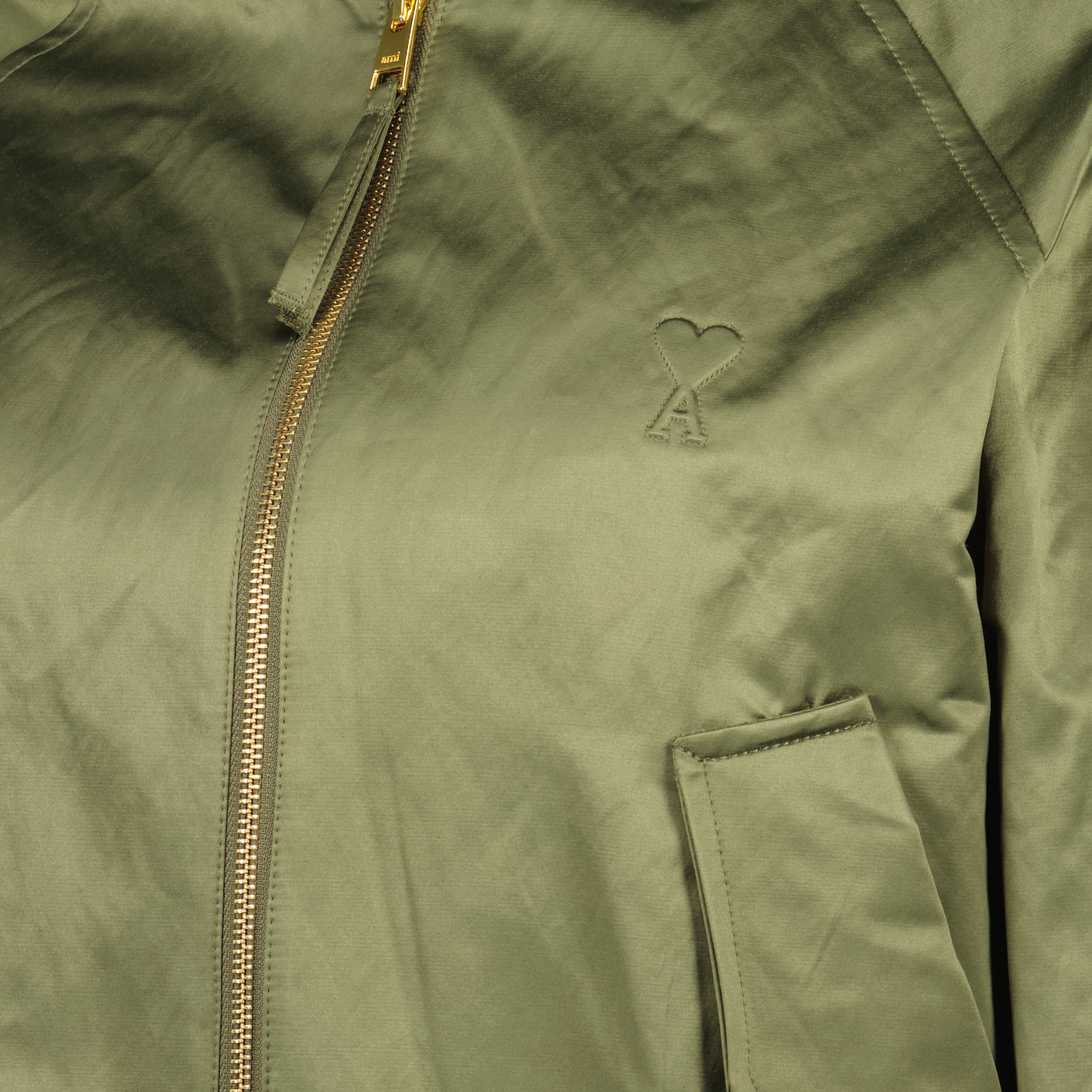 Jackets Ami de coeur bomber Ami PARIS Khaki Women