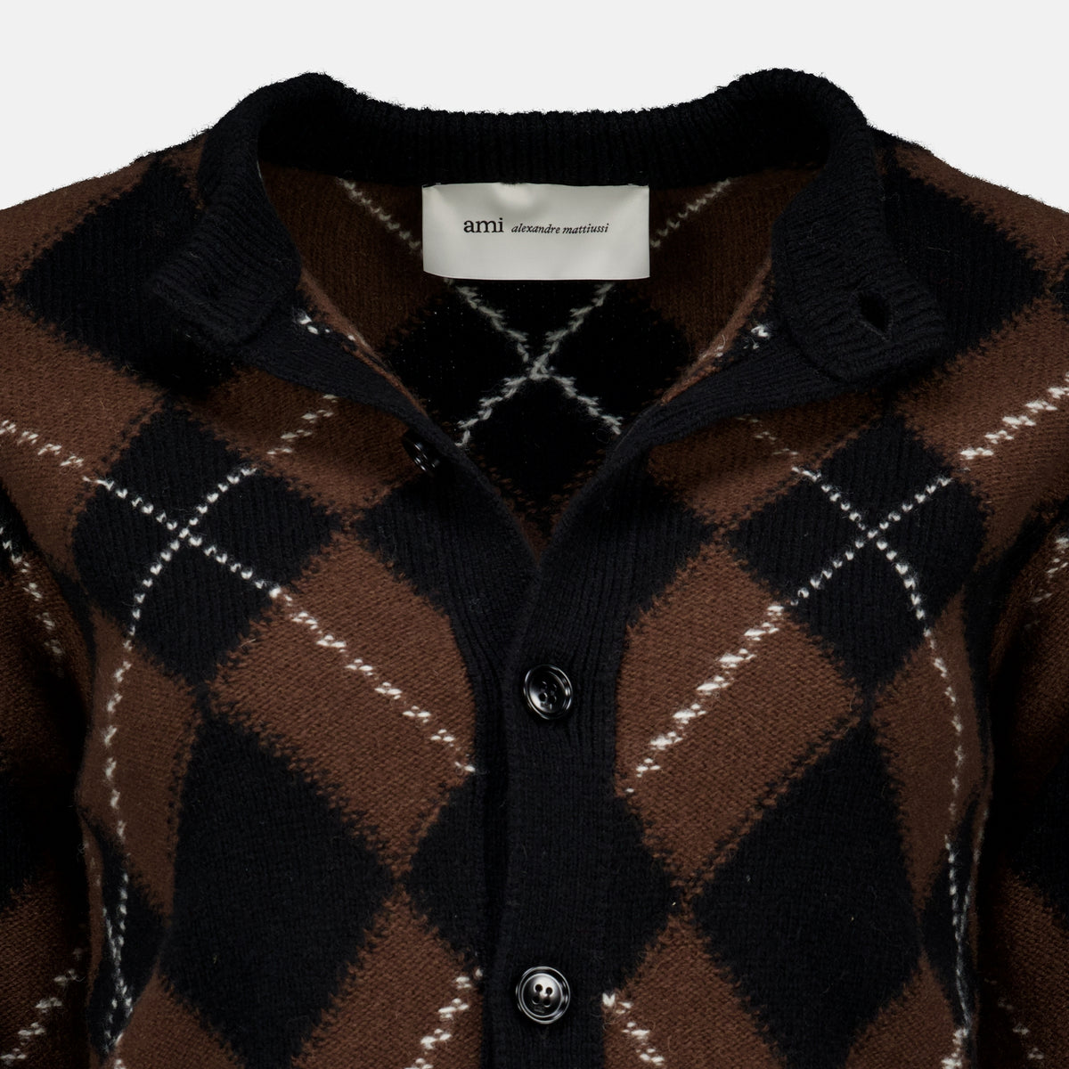Maille Cardigan en laine marron Ami PARIS Marron Femme