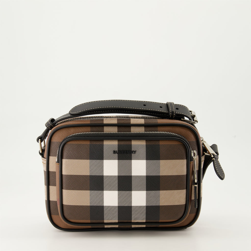 Sacs bandoulière Sacoche à carreaux Burberry Marron Homme