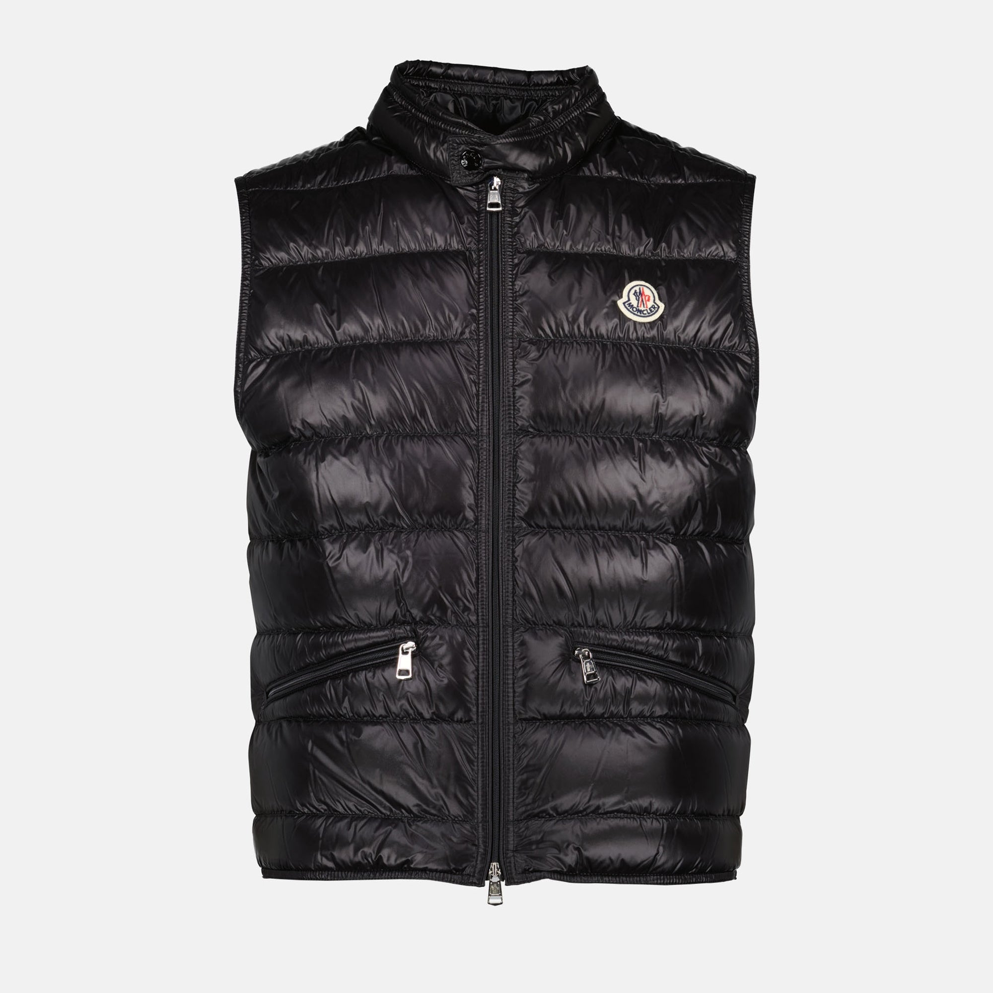 Vestes Doudoune sans manches Gui Moncler Noir Homme