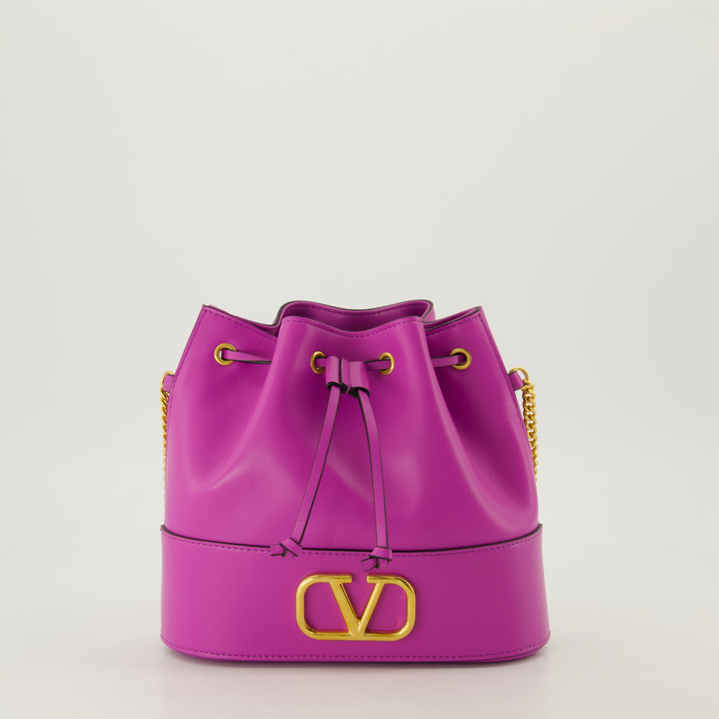 Beuteltaschen Sac seau VLogo Valentino Garavani Lila Femme