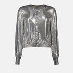Jackets Bomber argenté Rabanne Silver Femme