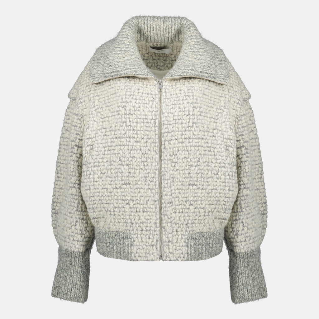 Bild der Boucle-Jacke der Marke Iro für Damen - Herbst-Winter 2025 - Frontansicht