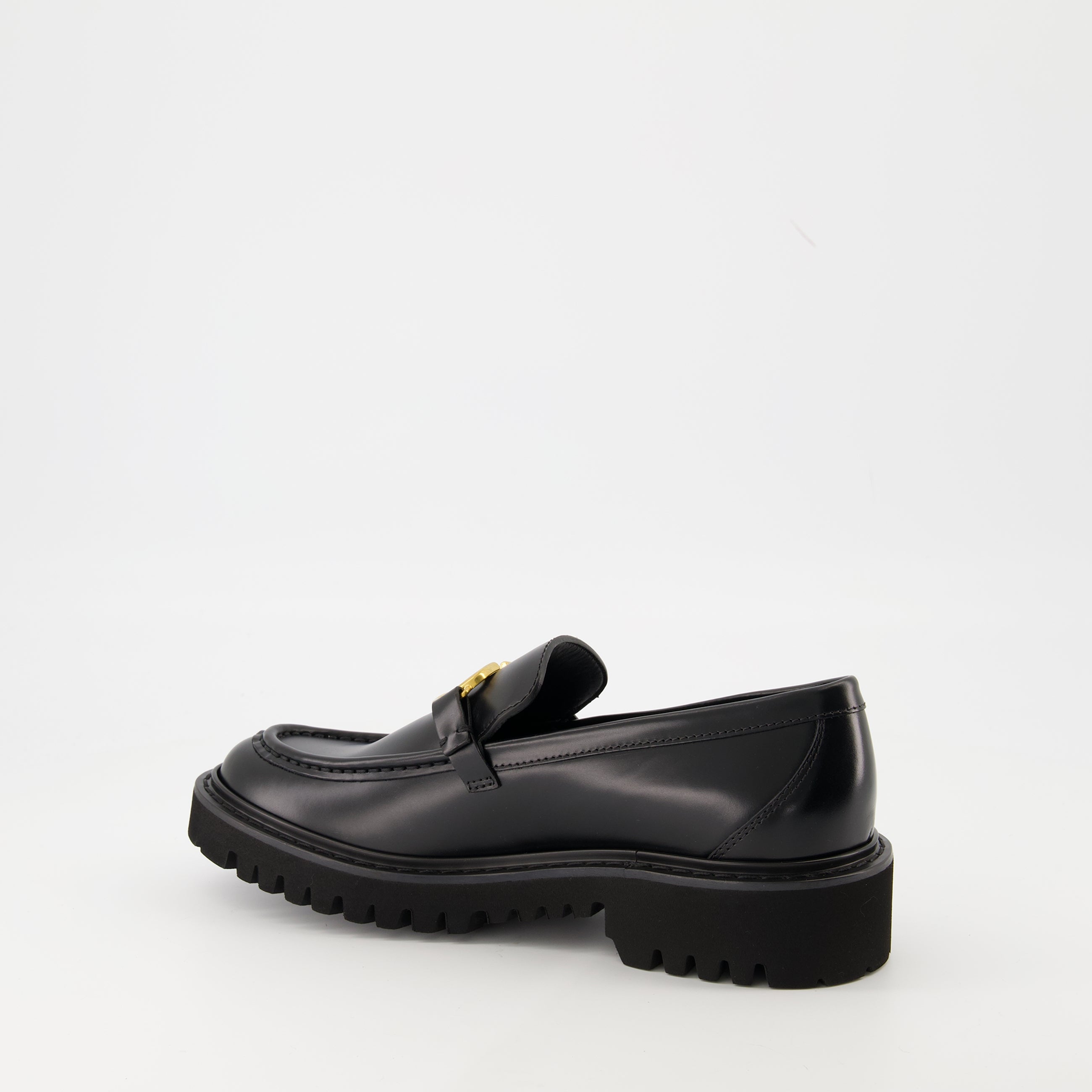 Mocassins VLogo 로퍼 Valentino Garavani Noir Femme