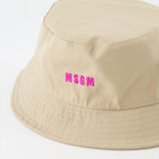 Chapeaux, casquettes et bonnets Casquette à logo MSGM Beige Femme