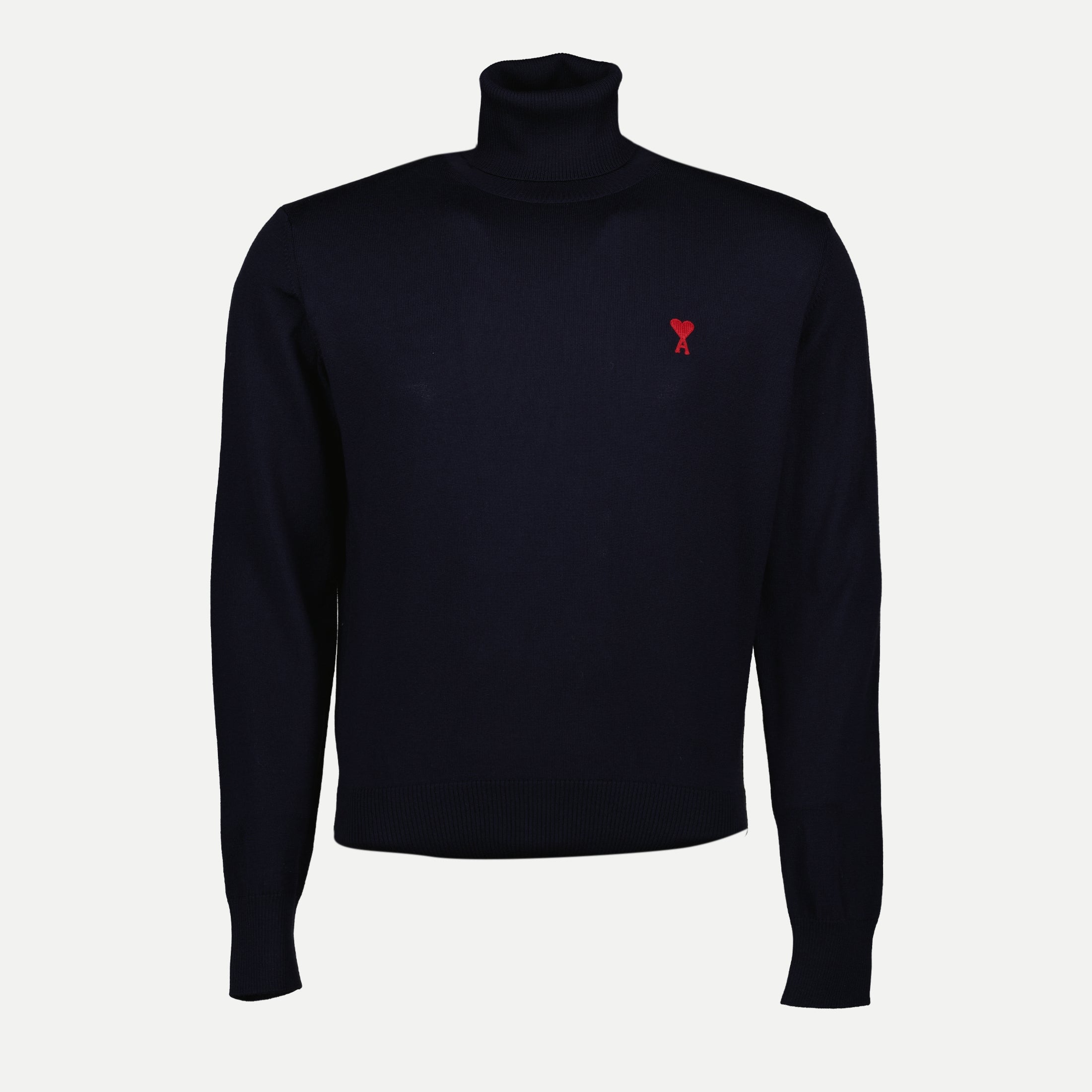 Maille Pull Ami de coeur Ami PARIS Bleu Homme