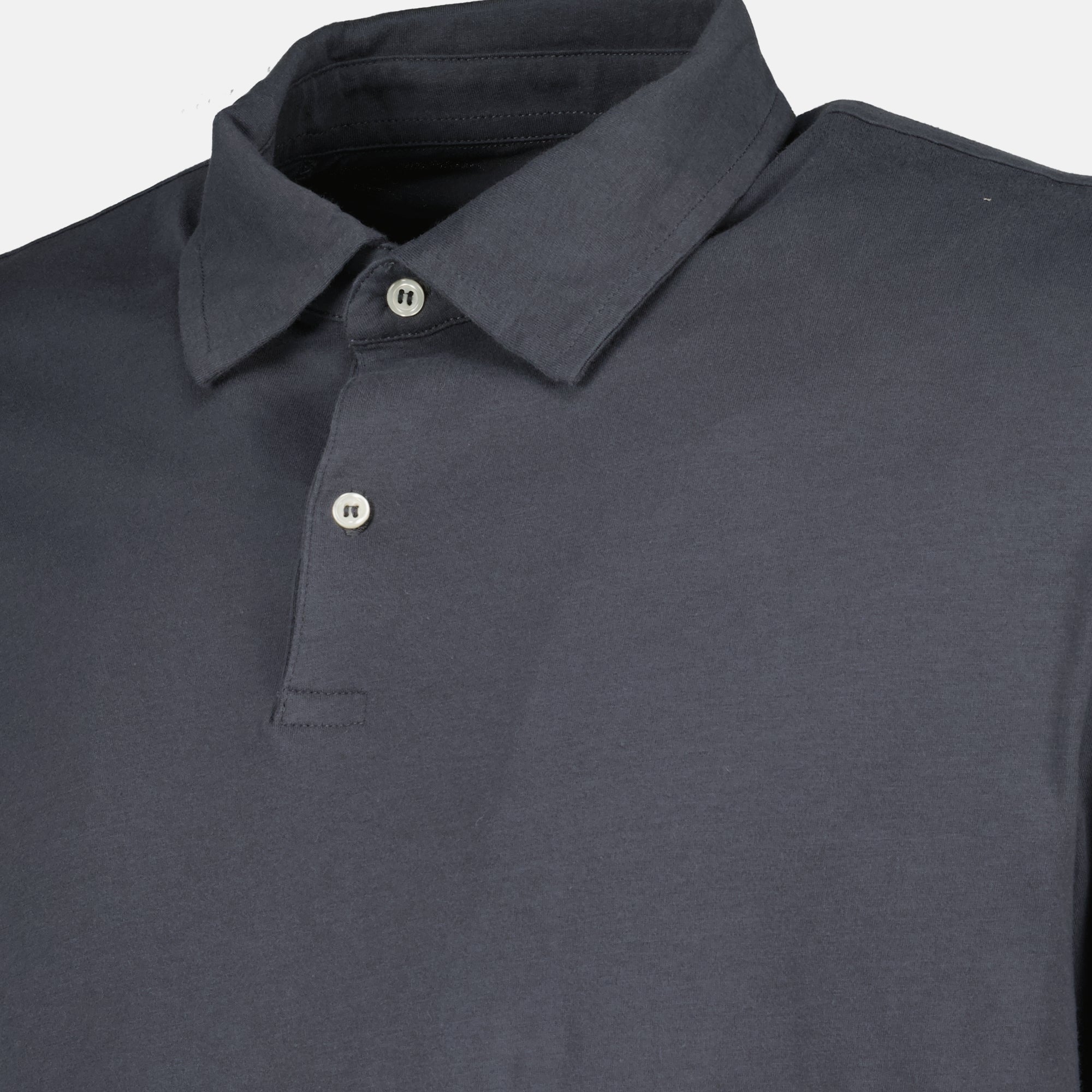 Image de l'article Polo Bruno gris foncé de la marque Officine Générale pour Homme - Saison Printemps-Été 2026 - Vue détaillée_2