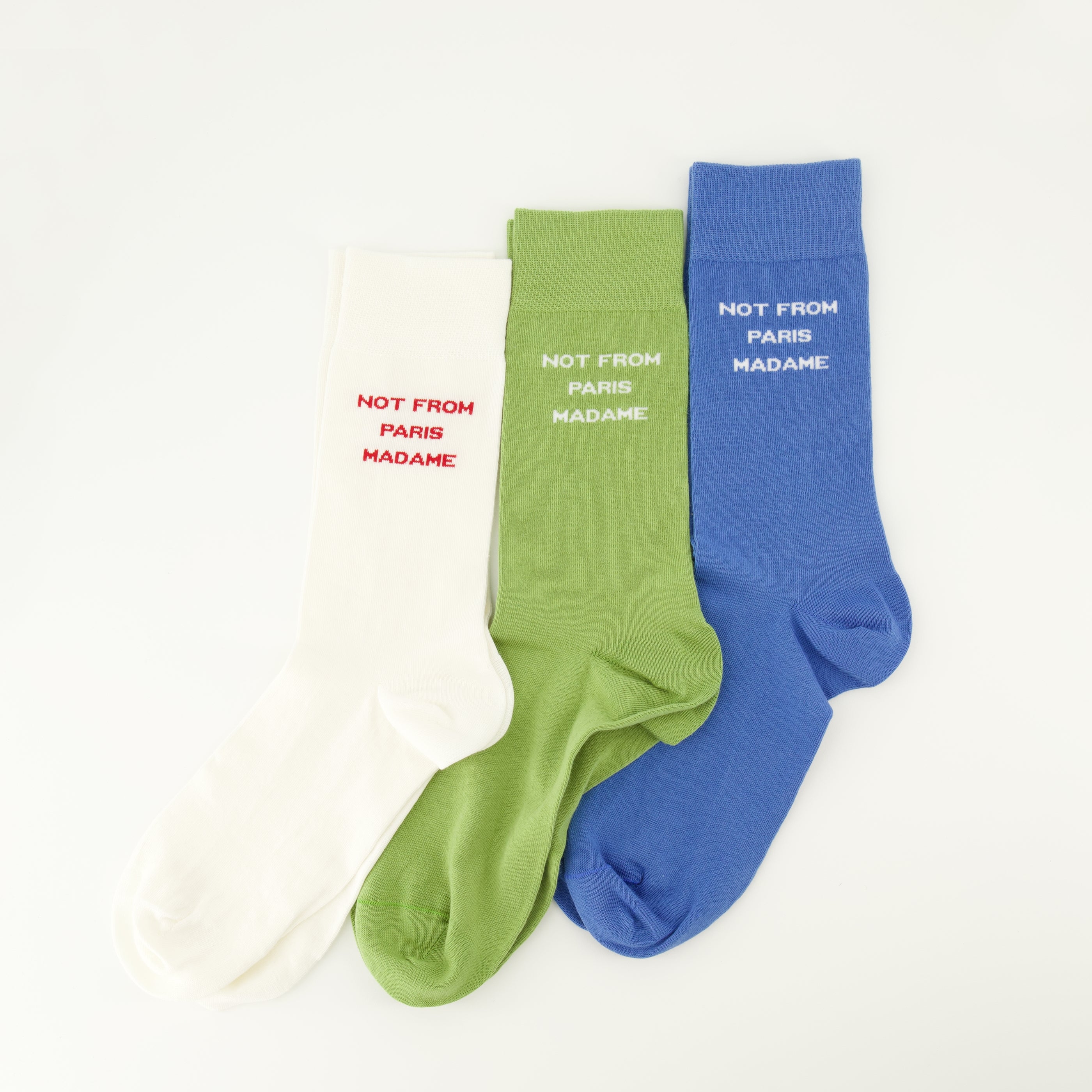 Bild des Artikels Pack von 3 Baumwollsocken mit Slogan von Drole De Monsieur für Herren - Frühling-Sommer 2026 - Rückansicht
