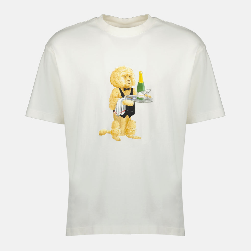 Drole De Monsieur 남성용 푸들 티셔츠 이미지 - 2025 가을-겨울 - 앞면 보기