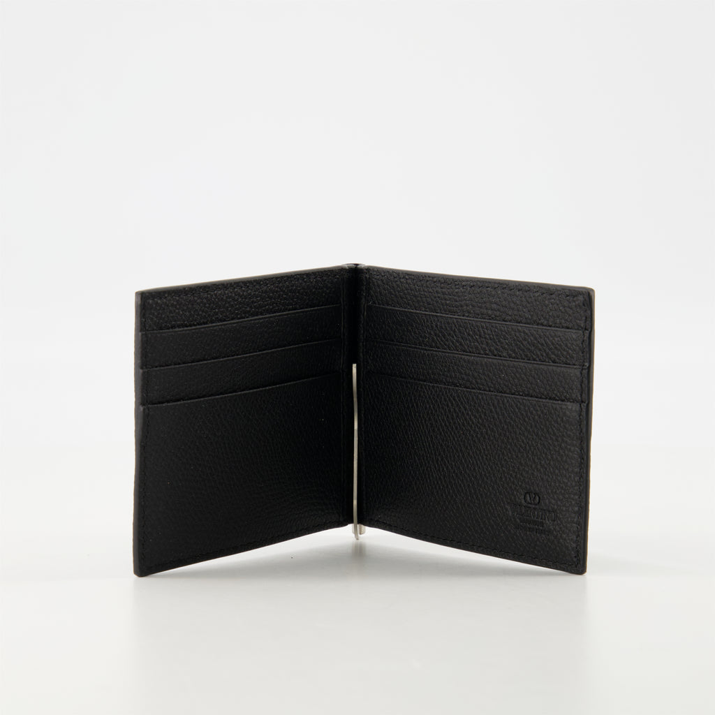 Small leather goods VLogo Wallet Valentino Garavani Black Homme