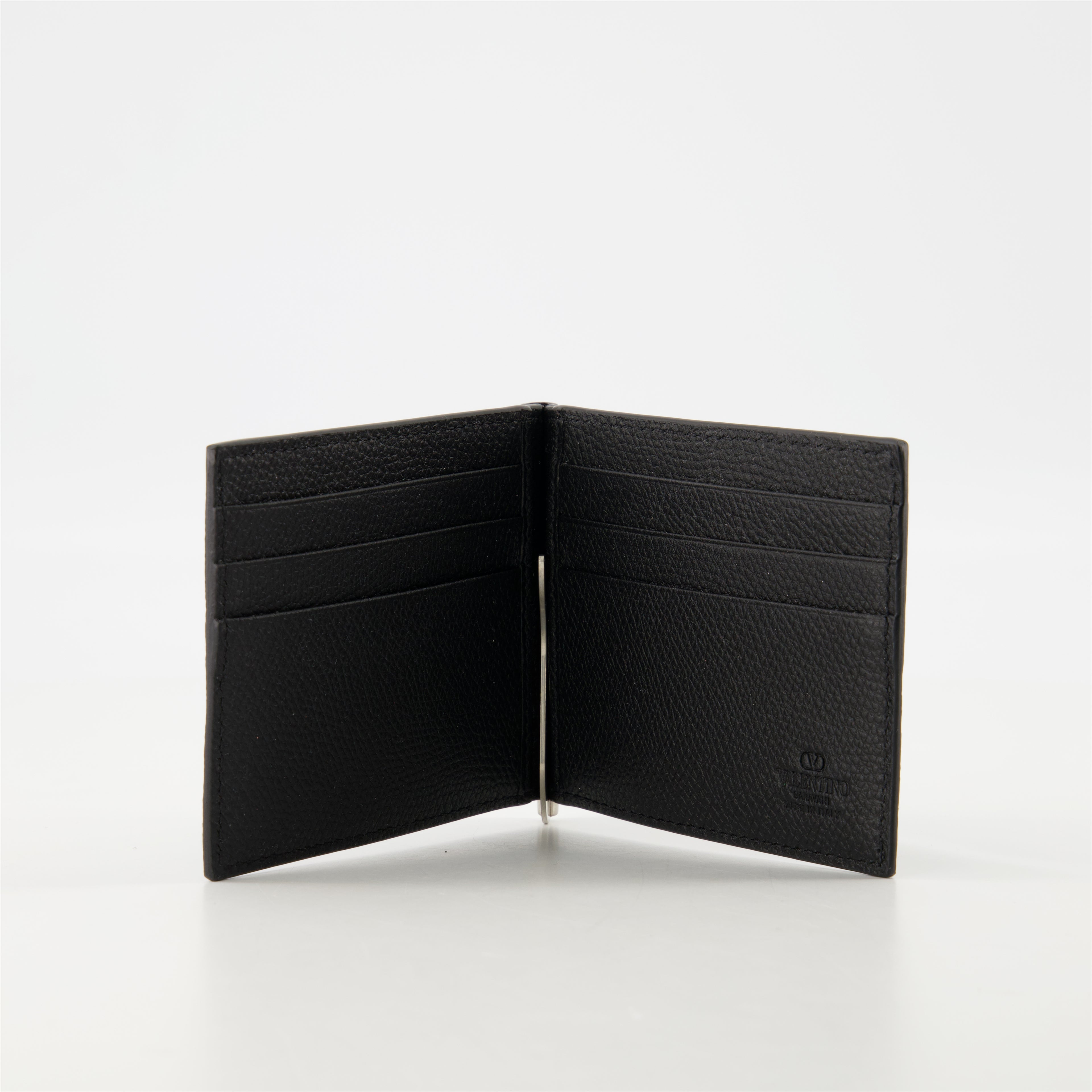 Small leather goods VLogo Wallet Valentino Garavani Black Homme