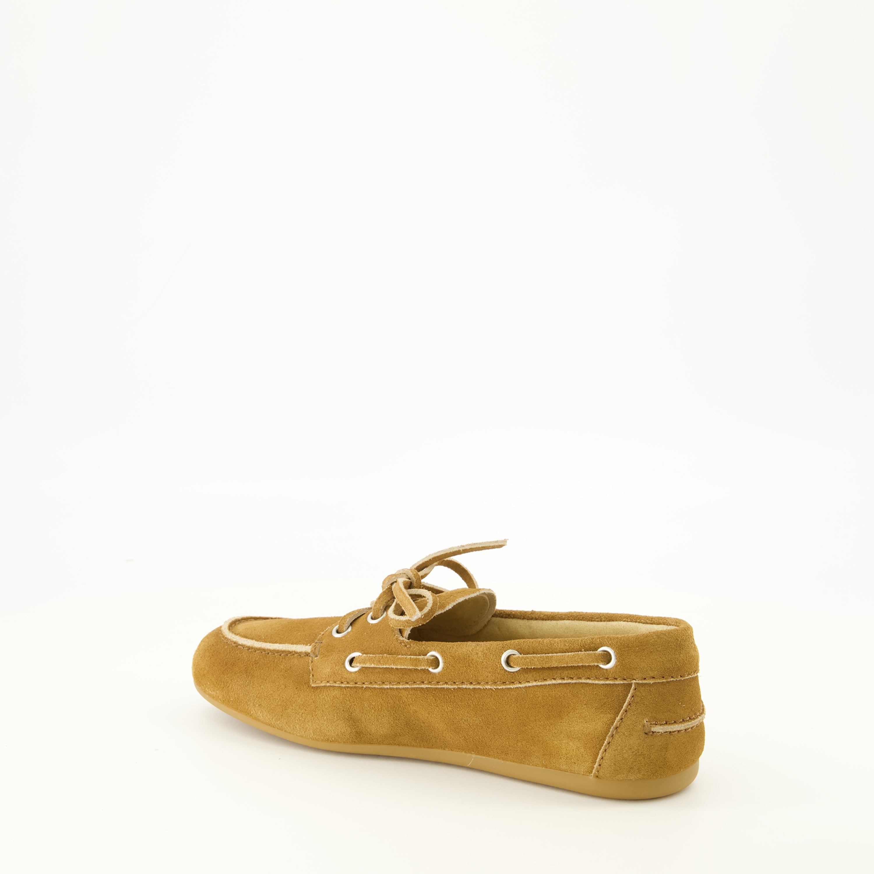 Mocassins Mocassins Deck en daim marron Miu Miu Marron Femme