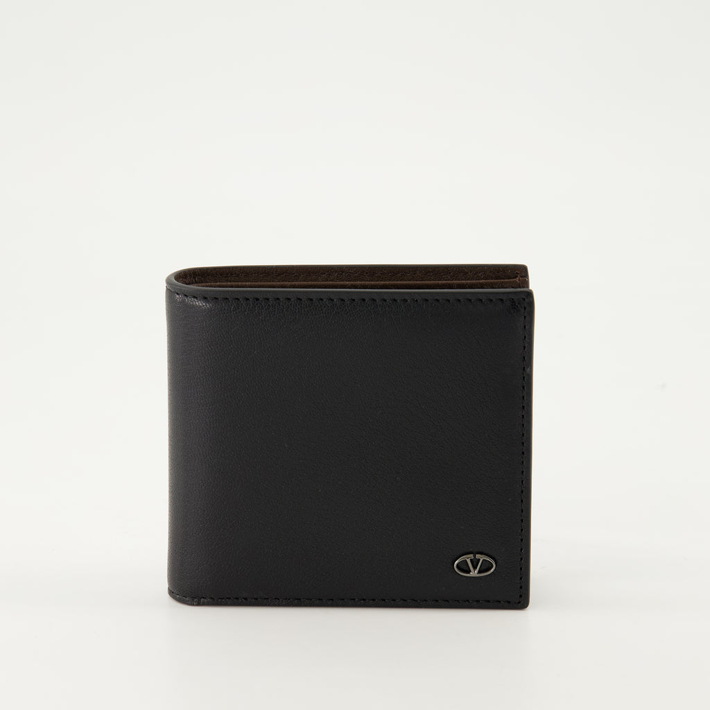 スモールレザーグッズ Portefeuille VLogo The Bold Valentino Garavani 黒 Homme