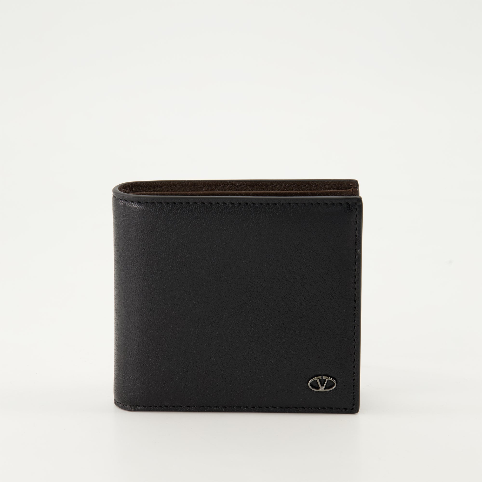スモールレザーグッズ Portefeuille VLogo The Bold Valentino Garavani 黒 Homme