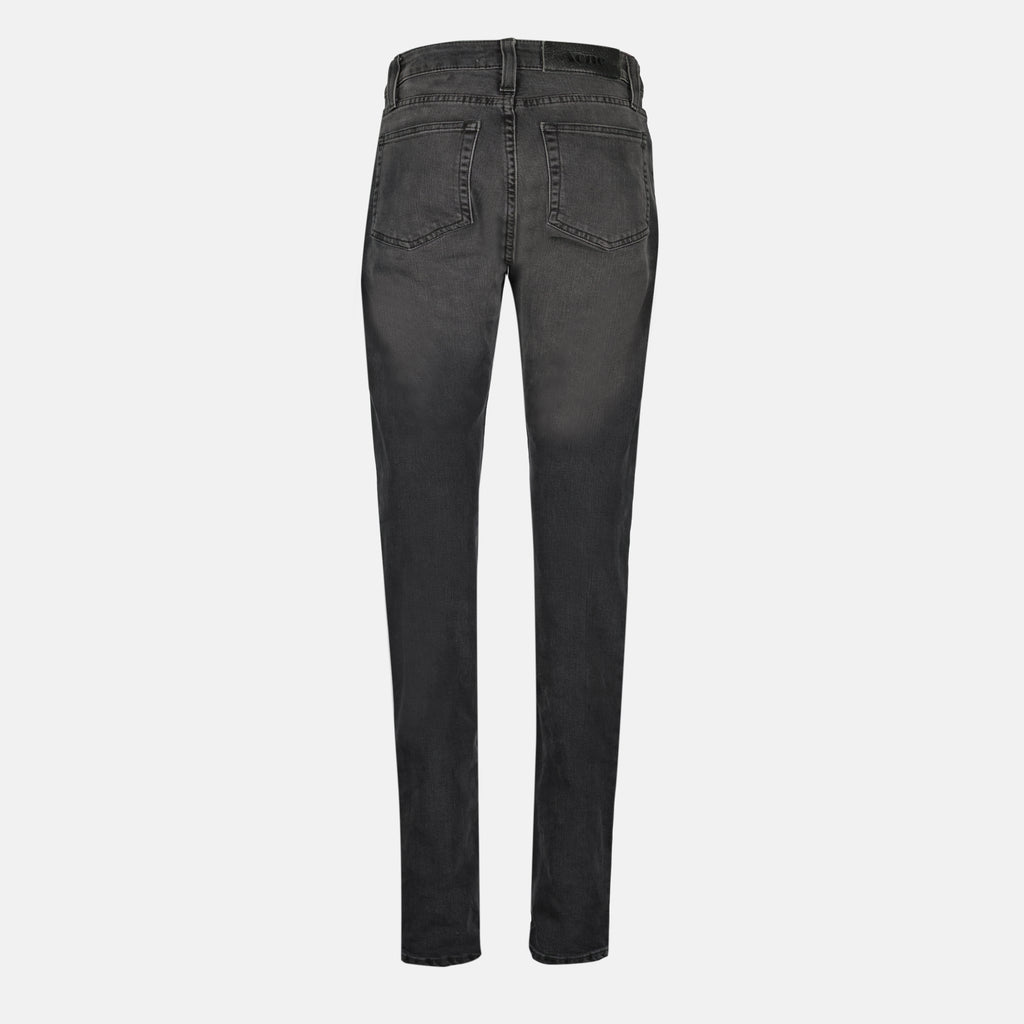 Image de l'article Jean slim e denim gris de la marque Acne Jeans pour Femme - Saison Automne-Hiver 2011 - Vue de Dos