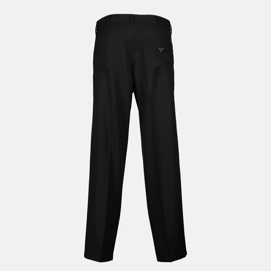 Pantalons Pantalon en laine Prada Noir Homme