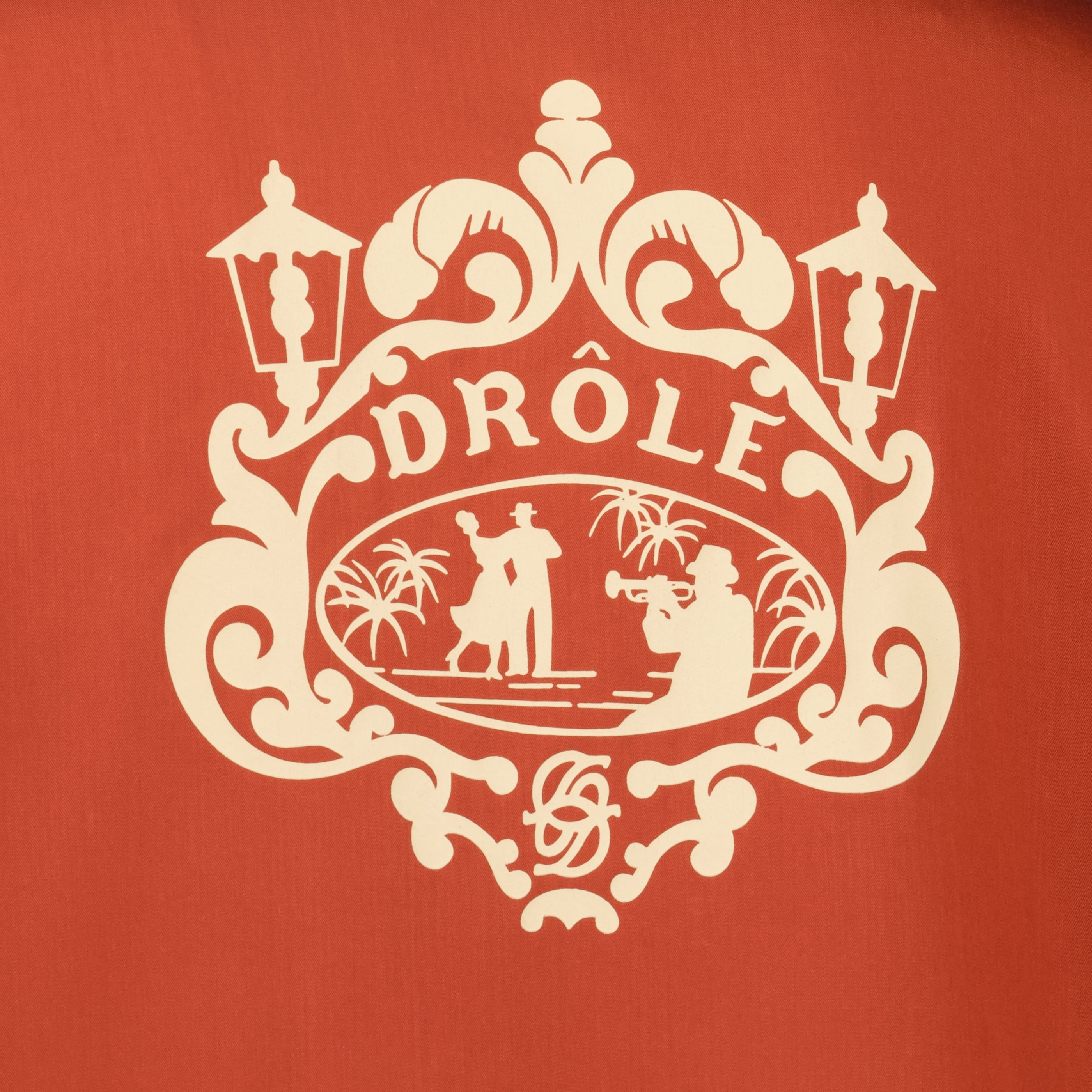 Drole De Monsieurのオレンジ刺繍ダンサーシャツの画像（メンズ）- 2026年春夏シーズン - 詳細ビュー_2