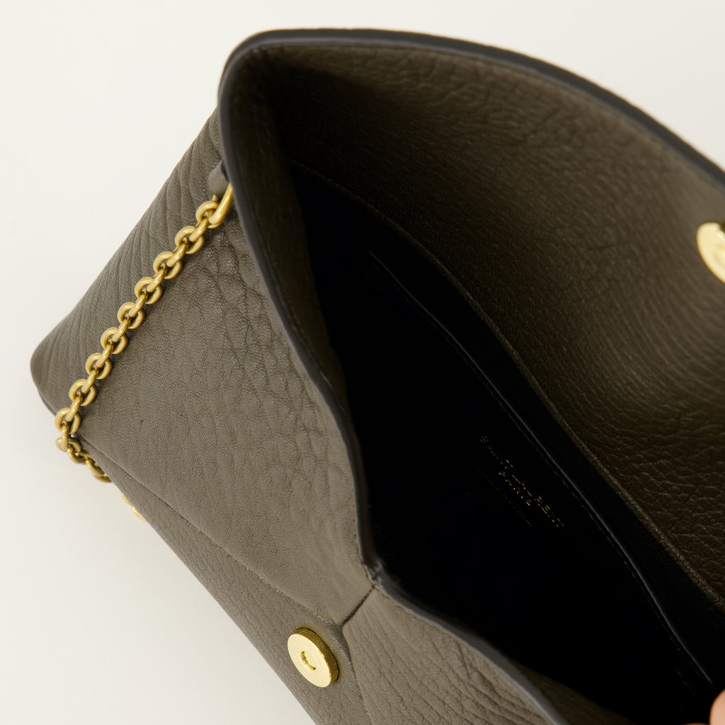 Sacs à main et épaule Pequena pochete Cassandre castanha Saint Laurent Marron Femme