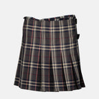 Gonne Gonna a Quadri Check Burberry Grigio Donne