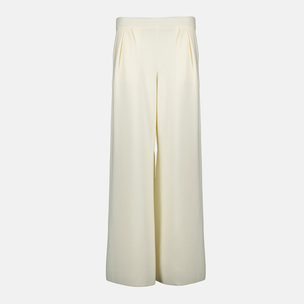 Image of the article White Mesh Pants by Max Mara for Women - Spring-Summer Season 2026 - Front View