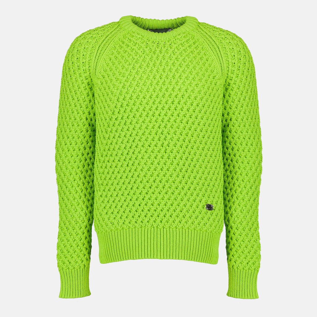Immagine del maglione verde CD Box di Dior per Uomo - Stagione Primavera-Estate 2026 - Vista Frontale