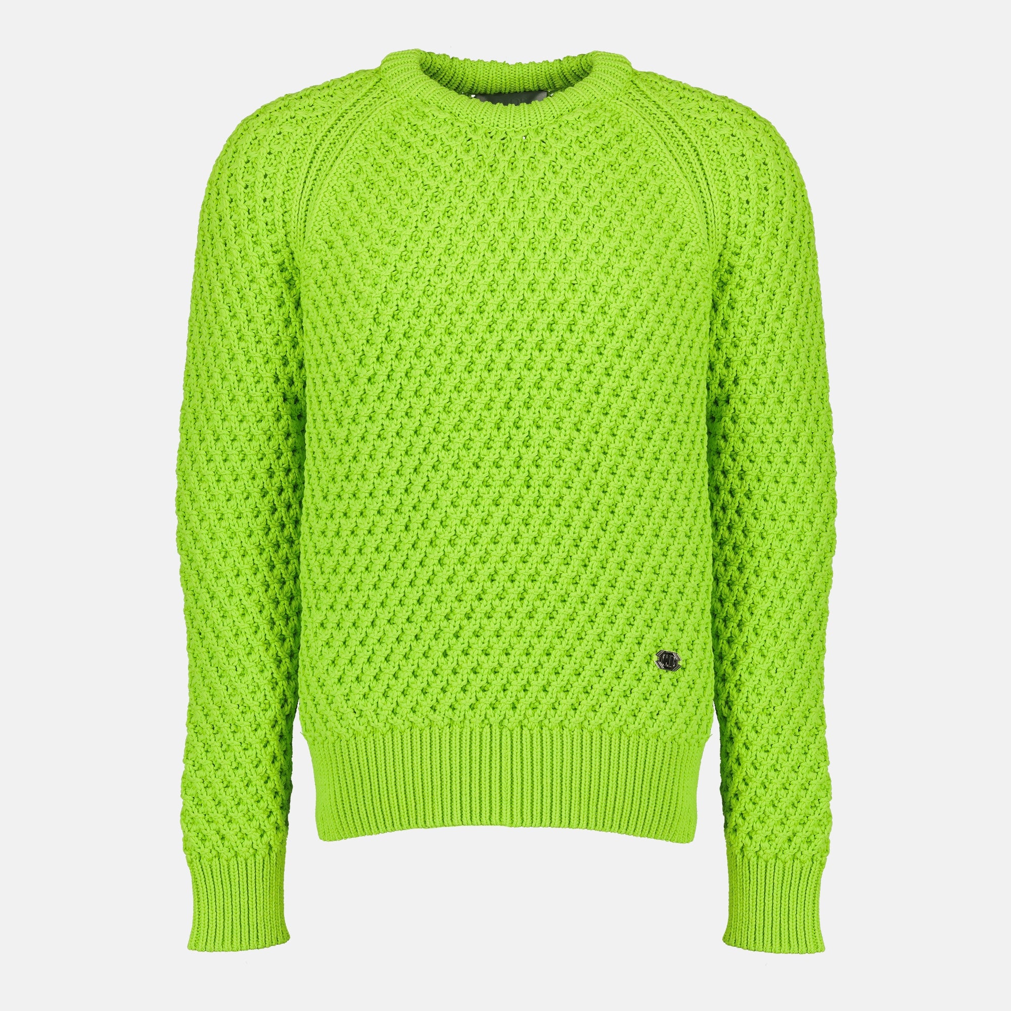 Immagine del maglione verde CD Box di Dior per Uomo - Stagione Primavera-Estate 2026 - Vista Frontale