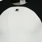 Bild des kontrastierenden T-Shirts der Marke Courrèges für Herren - Herbst-Winter 2025 - Detailansicht 3