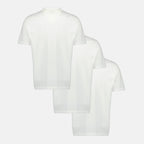 Image de l'article Lot de trois t-shits blanc en coton de la marque Officine Générale pour Homme - Saison Printemps-Été 2026 - Vue de Dos