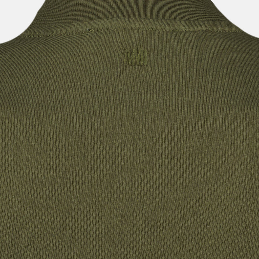 T-shirts T-shirt Ami de coeur Ami PARIS Kaki Unisexe