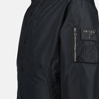 Manteaux Doudoune en Re-Nylon Prada Noir Homme