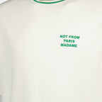 티셔츠 T-shirt slogan sport Drole De Monsieur 하얀색 Homme
