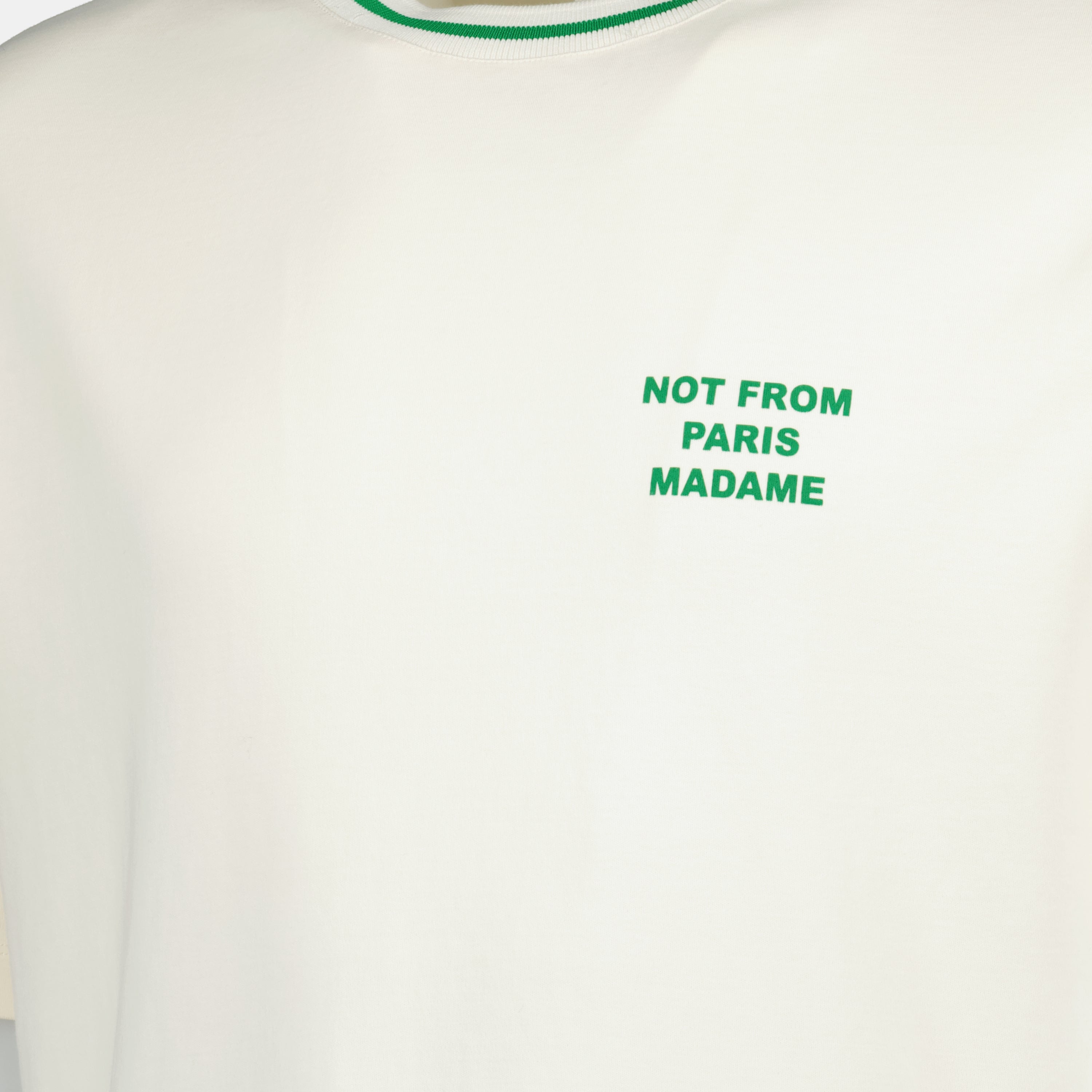 티셔츠 T-shirt slogan sport Drole De Monsieur 하얀색 Homme