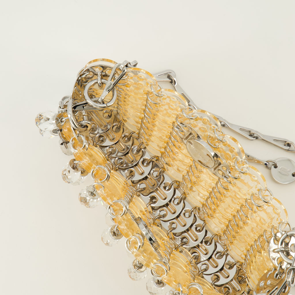 Image de l'article Sac 1969 nano avec cristaux doré de la marque Rabanne pour Femme - Saison Printemps-Été 2026 - Vue détaillée_3