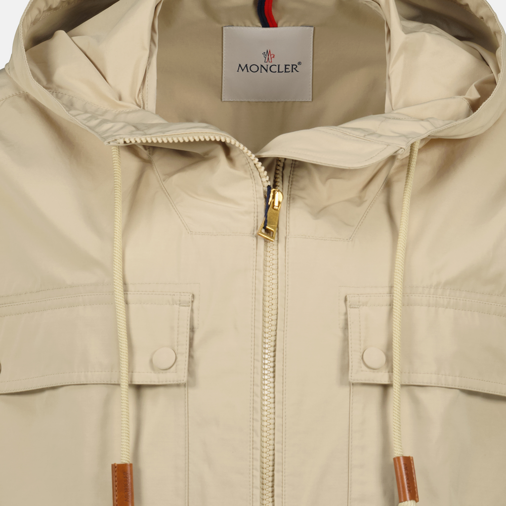 Coats Parka Sauvan Moncler Beige Femme