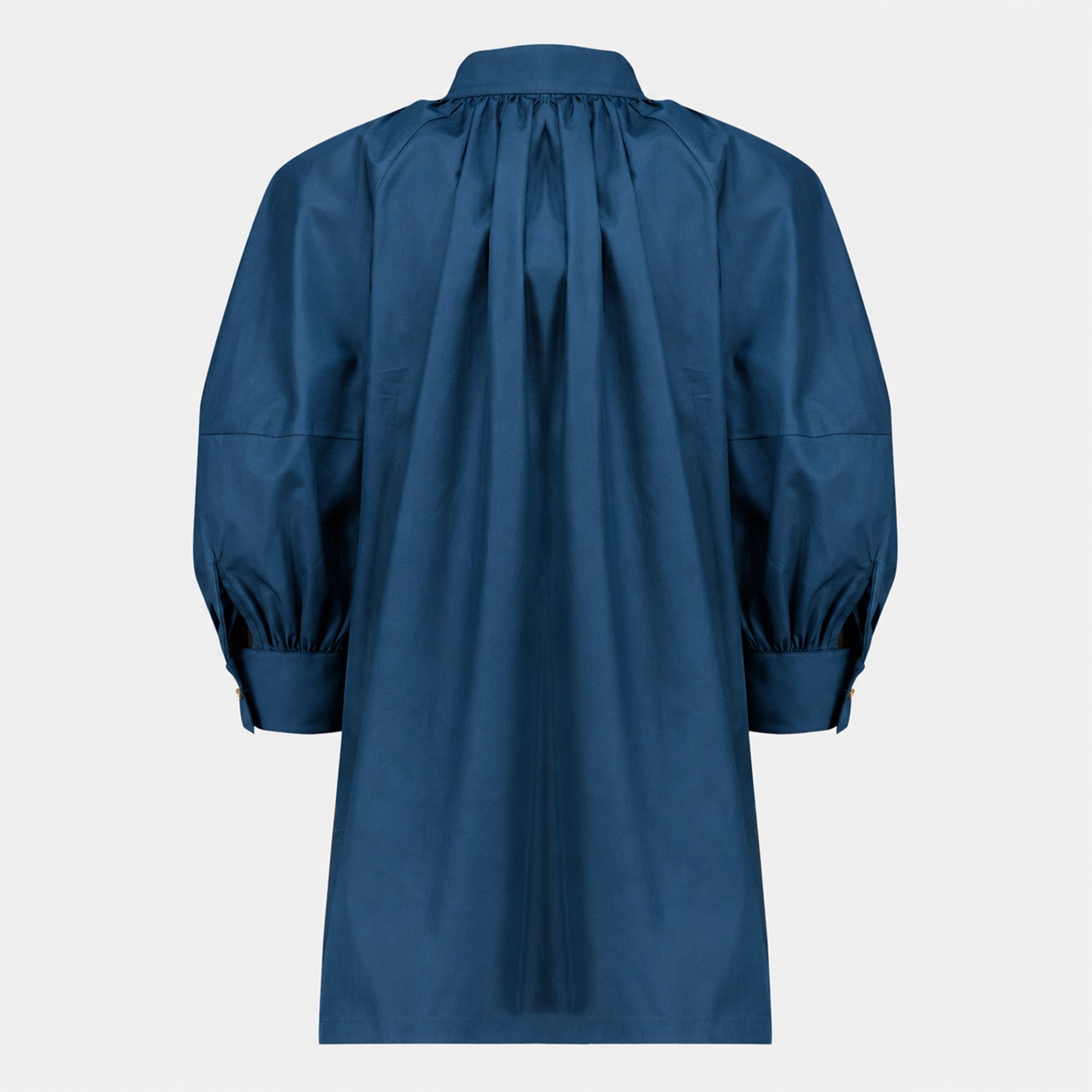 Chemises Chemisier en popeline bleu Max Mara Bleu Femme